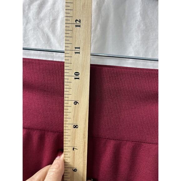 Kathy High Waisted Womens‎ Red Leggings Womens Size Small - Picture 5 of 8